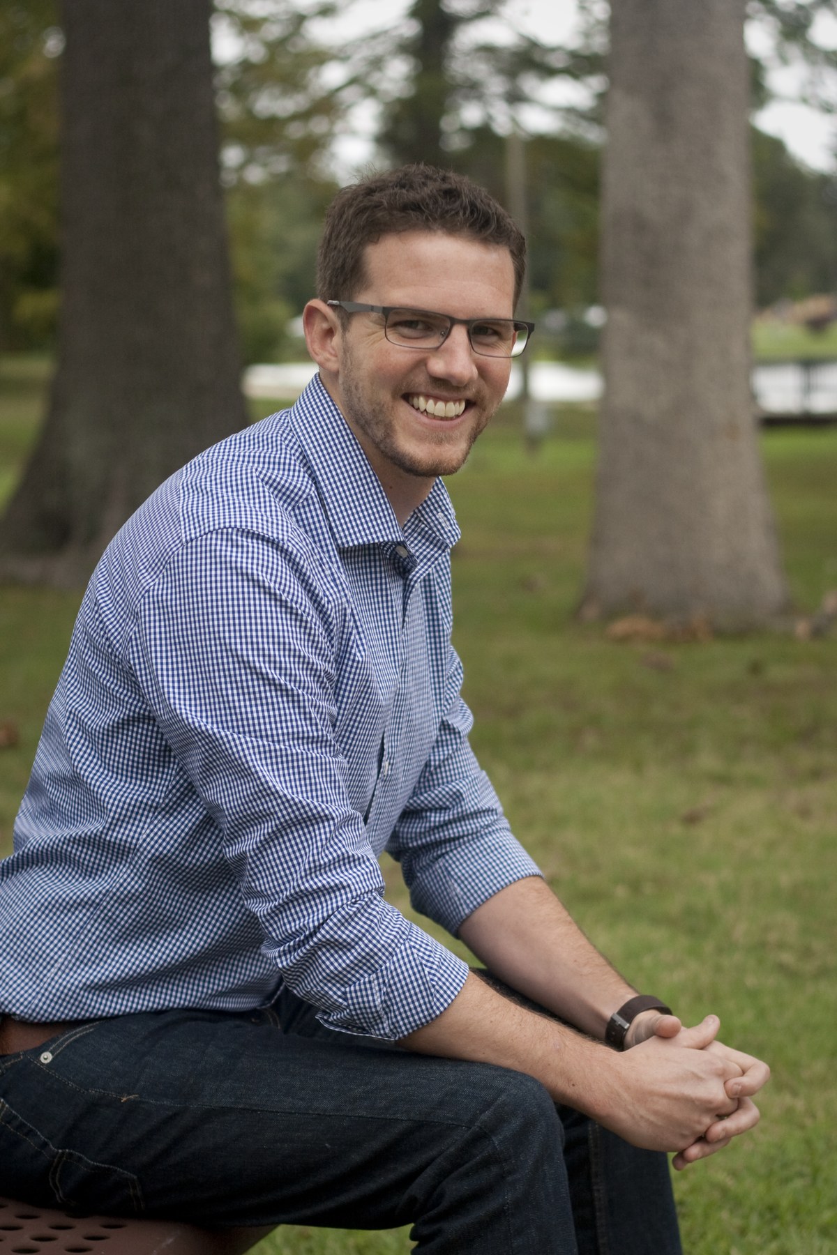 Ben Watson, CPA, seated outdoors during a coaching conversation